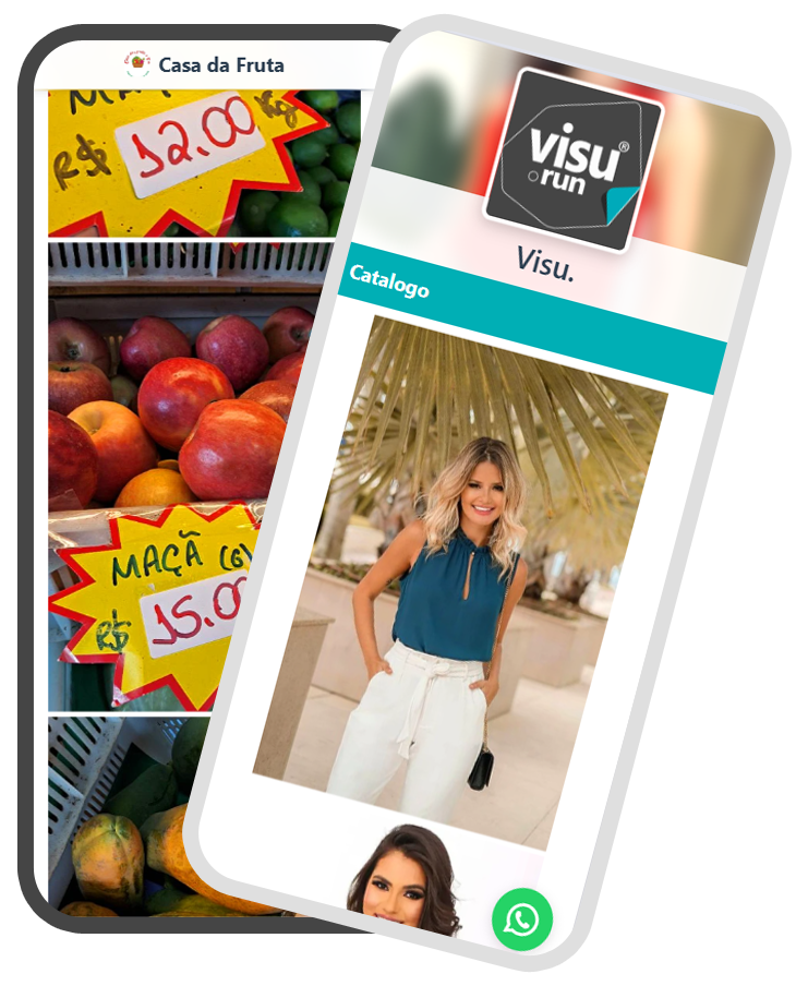 Portfólio Visu.run no celular